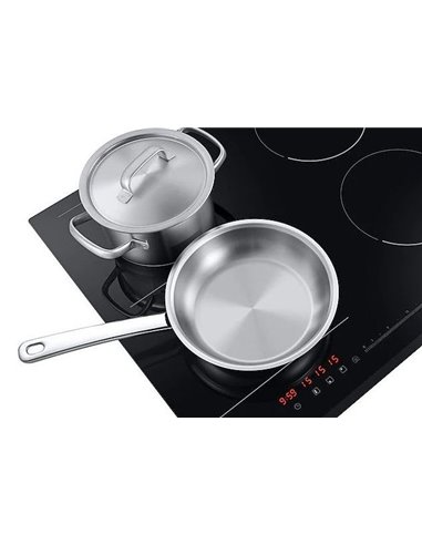 Plită cu inducție Samsung NZ64R3747BK/WT, Negru