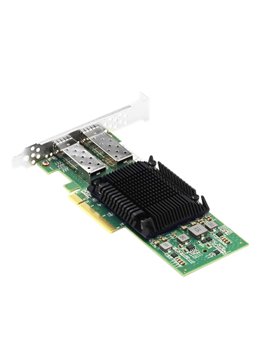 Сетевой адаптер LR-Link LRES1021PF-2SFP28, Зелёный