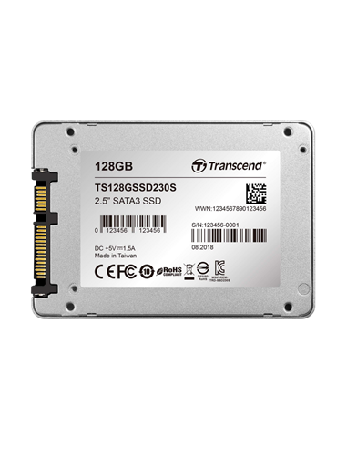 Накопитель SSD Transcend SSD230S, 128Гб, TS128GSSD230S