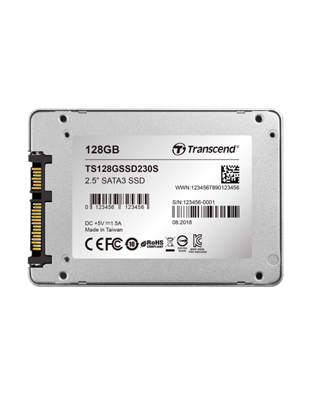 Unitate SSD Transcend SSD230S, 128GB, TS128GSSD230S
