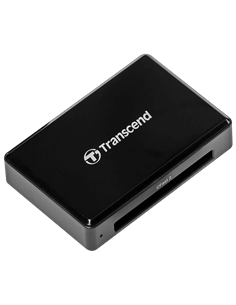 Cititor de carduri Transcend TS-RDF2, micro-USB, USB Type-A, Negru