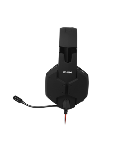 Căști gaming SVEN AP-G988MV, Cu fir, Negru/Roșu