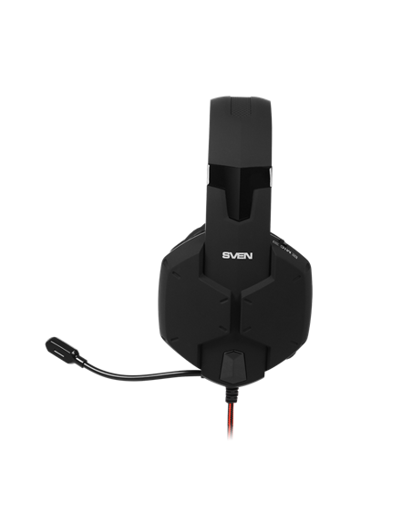Căști gaming SVEN AP-G988MV, Cu fir, Negru/Roșu