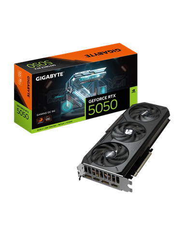 Видеокарта Gigabyte GV-N5050GAMING OC-8GD, 8GB GDDR6 128бит
