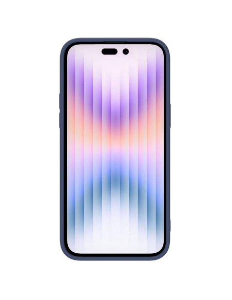 Husă Nillkin iPhone 15 Pro Max, CamShield Silky Silicone, Albastru Marin