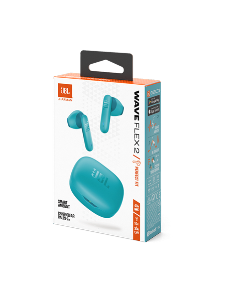 Наушники JBL. Wave Flex 2, Синий