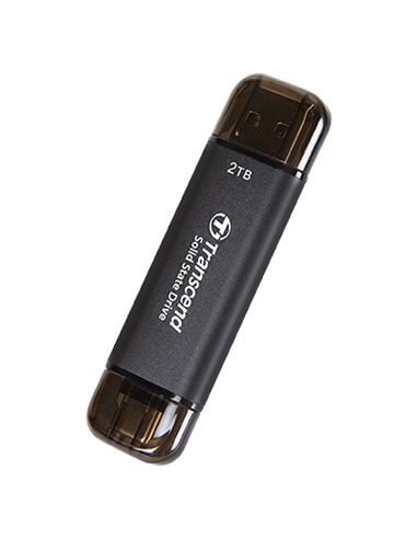 Внешний портативный SSD накопитель Transcend ESD310C, 2 ТБ, Grey (TS2TESD310C)