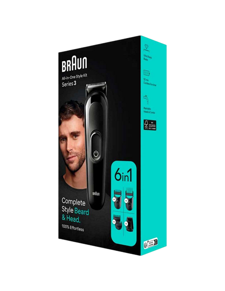 Мужской Триммер Braun MGK3410, Чёрный