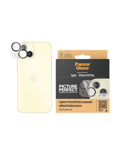 Защитное стекло PanzerGlass iPhone 15/15 Plus PicturePerfect, Чёрный