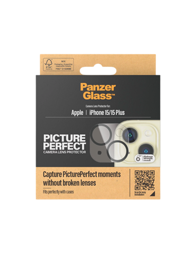 Защитное стекло PanzerGlass iPhone 15/15 Plus PicturePerfect, Чёрный