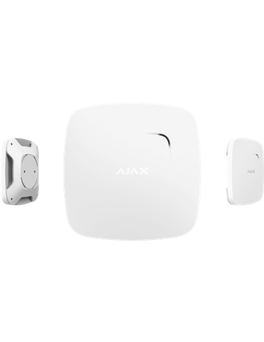 Detector de fum Ajax FireProtect, Alb