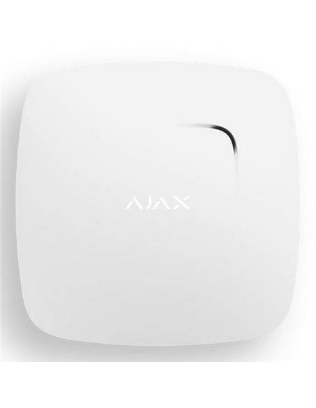 Detector de fum Ajax FireProtect, Alb