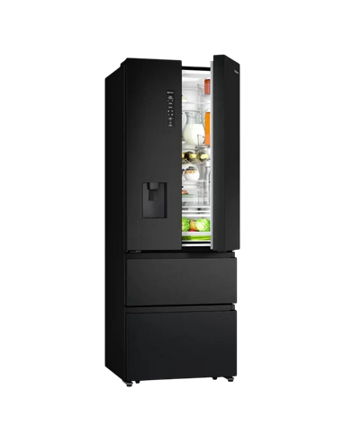 Холодильник Hisense RF632N4WFE1, Чёрный
