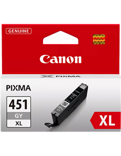 Картридж чернильный Canon CLI-451 XLGY, 11мл, Серый 2
