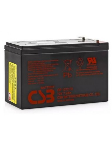 Аккумулятор для резервного питания CSB GP-1272F2, 12В 7,2