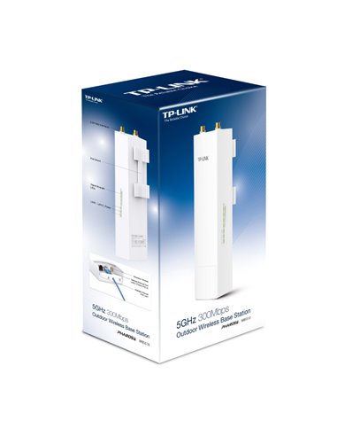 Наружная точка доступа TP-LINK WBS510, 300 Мбит/с, Белый