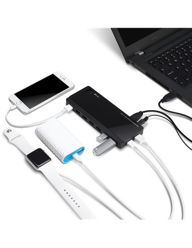 Adaptor Hub TP-LINK UH720, Negru