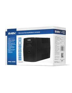 Источник бесперебойного питания SVEN Pro  600, Линейно-интерактивный, 600VA, Башня 2