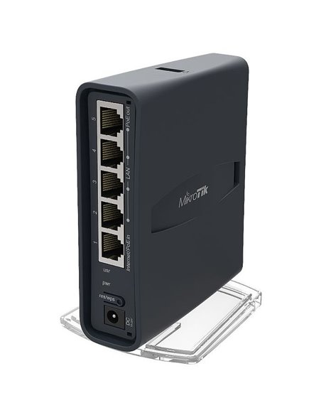 Router fără fir MikroTik hAP AC Lite Tower, Negru
