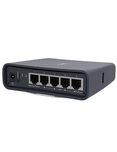 Router fără fir MikroTik hAP AC Lite Tower, Negru