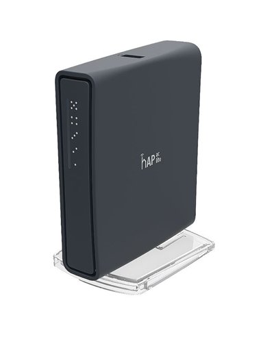 Router fără fir MikroTik hAP AC Lite Tower, Negru