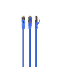 Patch cord Cablexpert PP6A-LSZHCU-B-0.25M, Cat6A SSTP, 0,25m, Albastru