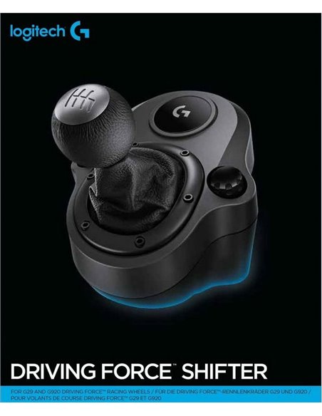 Schimbător de viteze Logitech G29/G920, Negru
