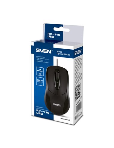 Mouse SVEN RX-110, Negru