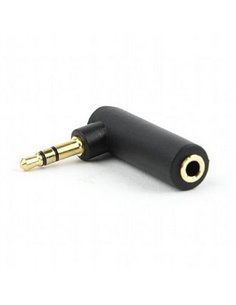 Аудио адаптер Cablexpert A-3.5M-3.5FL, 3.5mm 3-pin (F) - 3.5mm 3-pin (M), Чёрный 2