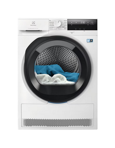 Uscător de rufe Electrolux EW7D385AE, 8kg, Alb