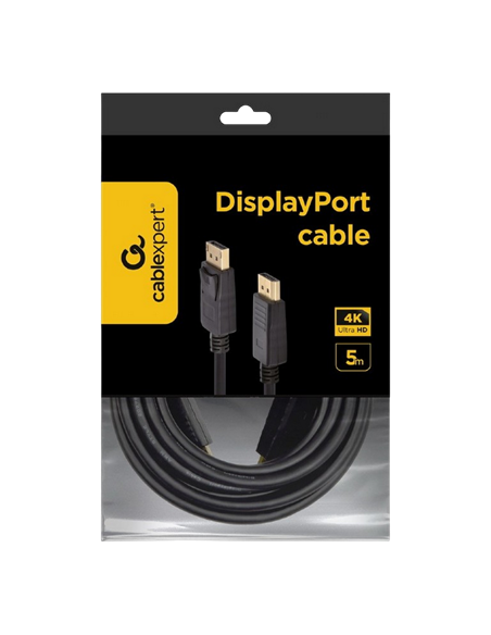Видеокабель Cablexpert CC-DP2-5M, DisplayPort (M) - DisplayPort (M), 5м, Чёрный