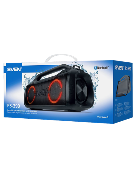 Boxă portabilă SVEN PS-390, Negru