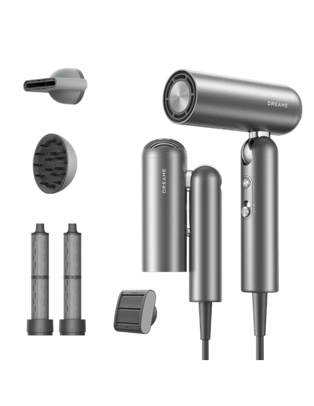 Фен Dreame Pocket Pro, 1300Вт, Spray Gray