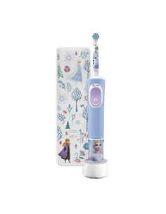 Periuță de dinți electrică Braun Oral-B Vitality PRO Kids Frozen, Albastru deschis