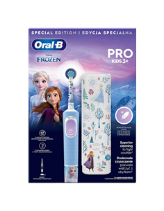 Электрическая зубная щетка Braun Oral-B Vitality PRO Kids Frozen, Голубой 2