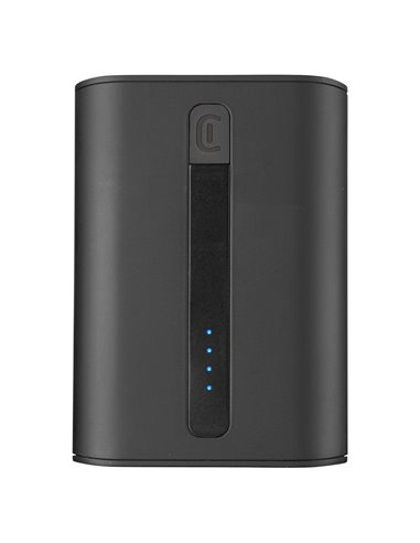 Портативное зарядное устройство Cellularline Thunder, 10000мА·ч, Чёрный
