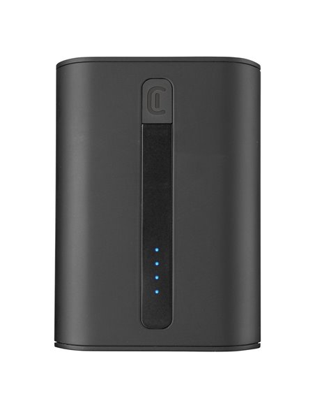 Портативное зарядное устройство Cellularline Thunder, 10000мА·ч, Чёрный