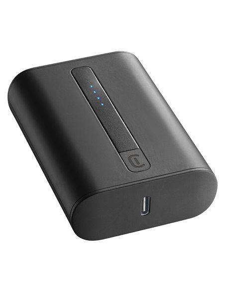 Acumulator extern Cellularline Thunder, 10000mAh, Negru