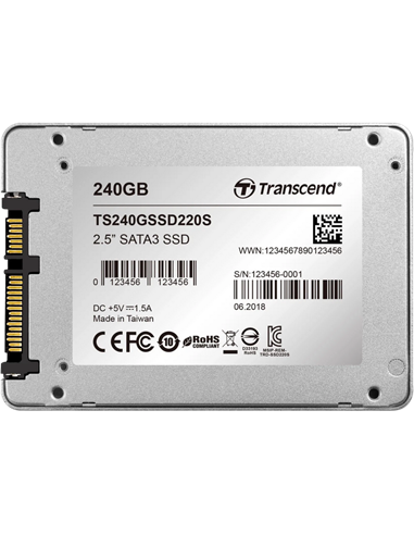 Unitate SSD Transcend SSD220S, 240GB, TS240GSSD220S