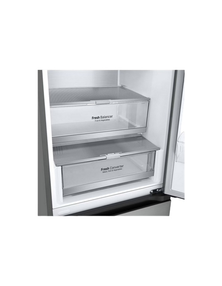 Frigider LG GBV7280DPY, Oțel inoxidabil