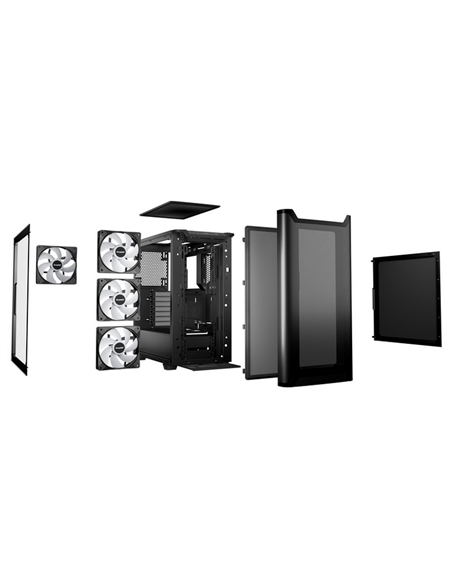 Carcasă PC be quiet! Pure Base 501 LX, Midi-Tower, Fără PSU, Negru