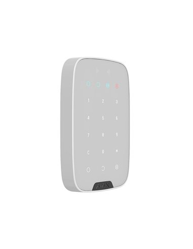 Tastatură tactilă fără fir Ajax KeyPad, Alb