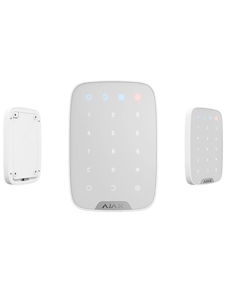 Беспроводная сенсорная клавиатура Ajax KeyPad, Белый