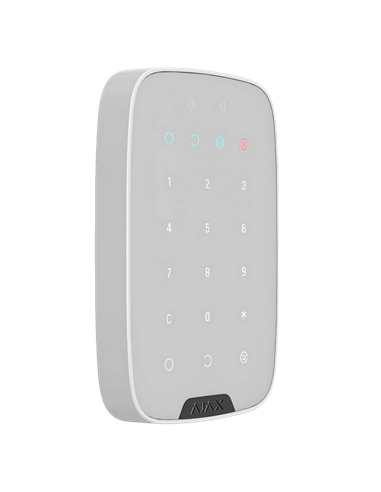 Tastatură tactilă fără fir Ajax KeyPad, Alb