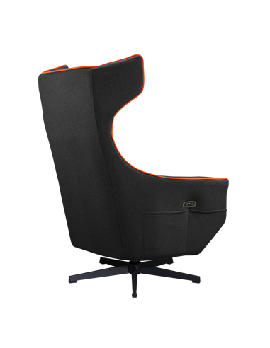 Scaun Gaming Cougar Magus, Imitație de in, Negru | Portocaliu
