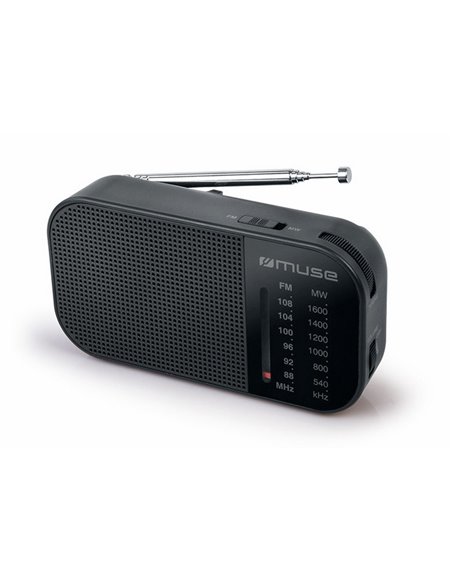 Портативное радио MUSE M-025 R, Чёрный