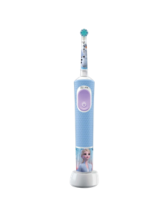 Periuță de dinți electrică Braun Oral-B Vitality PRO Kids Frozen, Albastru deschis