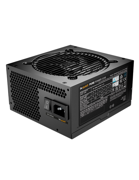Блок питания для компьютеров be quiet! Pure Power 13 M, 750Вт, ATX, Полностью модульный