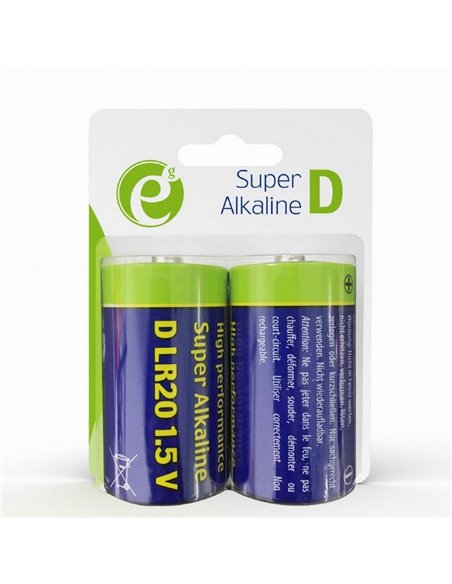 Baterii Energenie EG-BA-LR20-01, D, 18000mAh, 2buc.