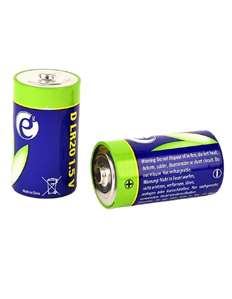 Baterii Energenie EG-BA-LR20-01, D, 18000mAh, 2buc.